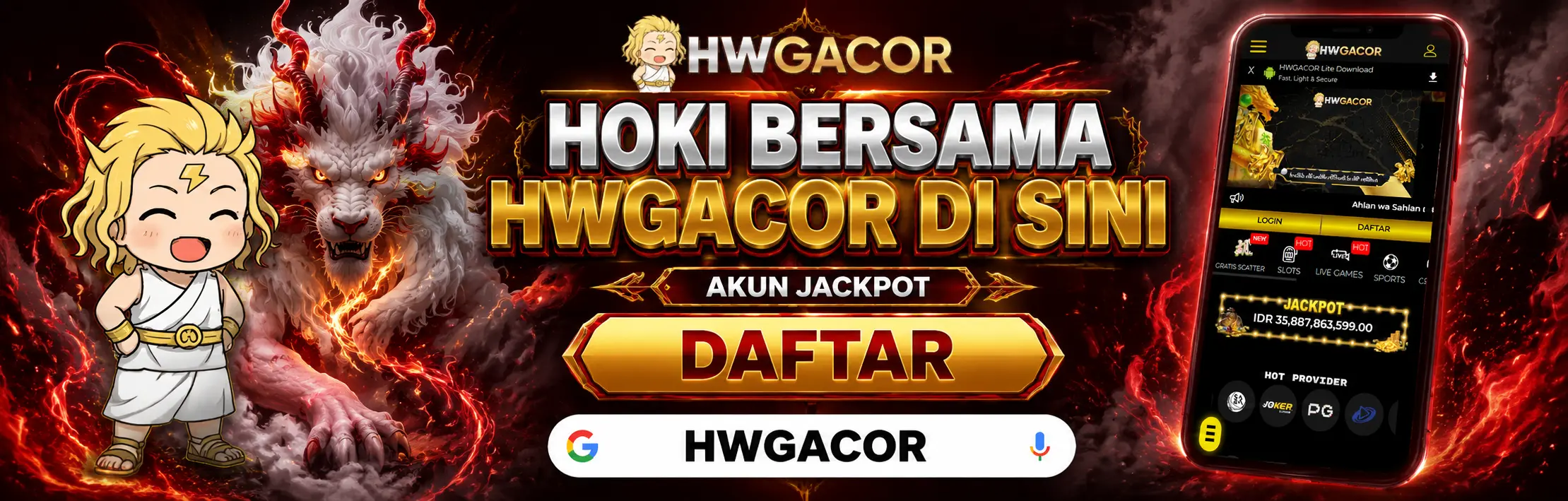 HWGACOR GAMPANG JADI SULTAN